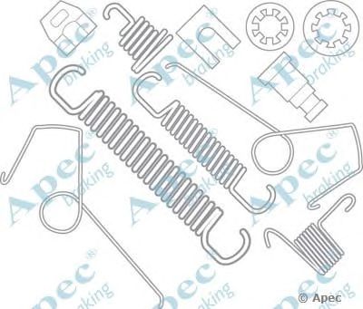 APEC BRAKING kit882 -  Комплектующие, тормозная колодка